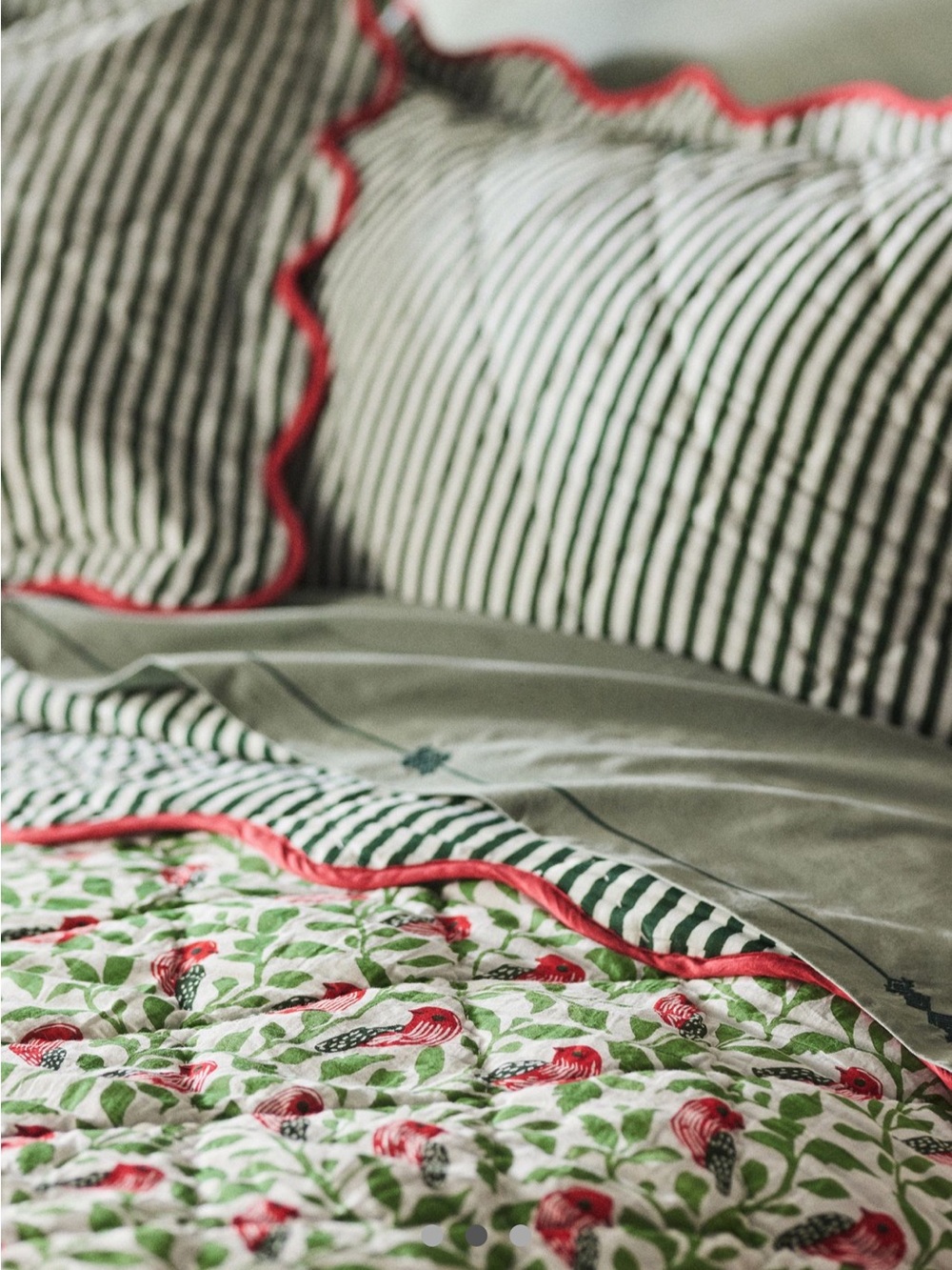 Anthropologie Iluka Cotton Queen Quilt